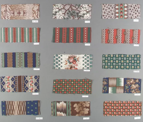 Samples by Pacific Mills, artwork, 1856