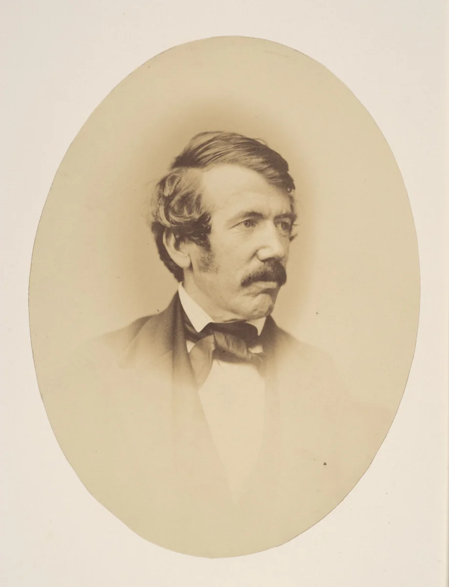 Dr. Livingstone by John Jabez Edwin Mayall, photograph, 1857