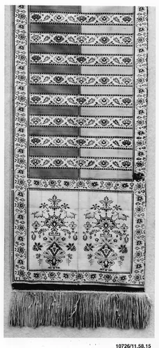 Sash by François Selimand, textile, 1778-1789