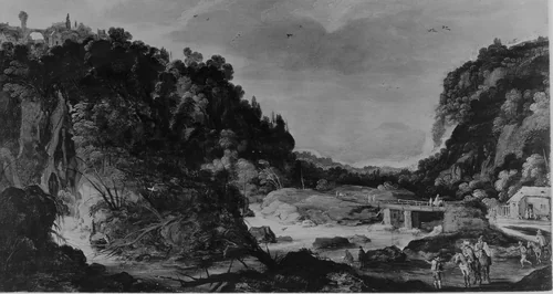 Mountain Landscape by Joos de Momper, painting, 1600-1625