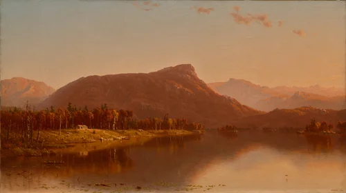 A Home in the Wilderness by Sanford Robinson Gifford, painting, 1866
