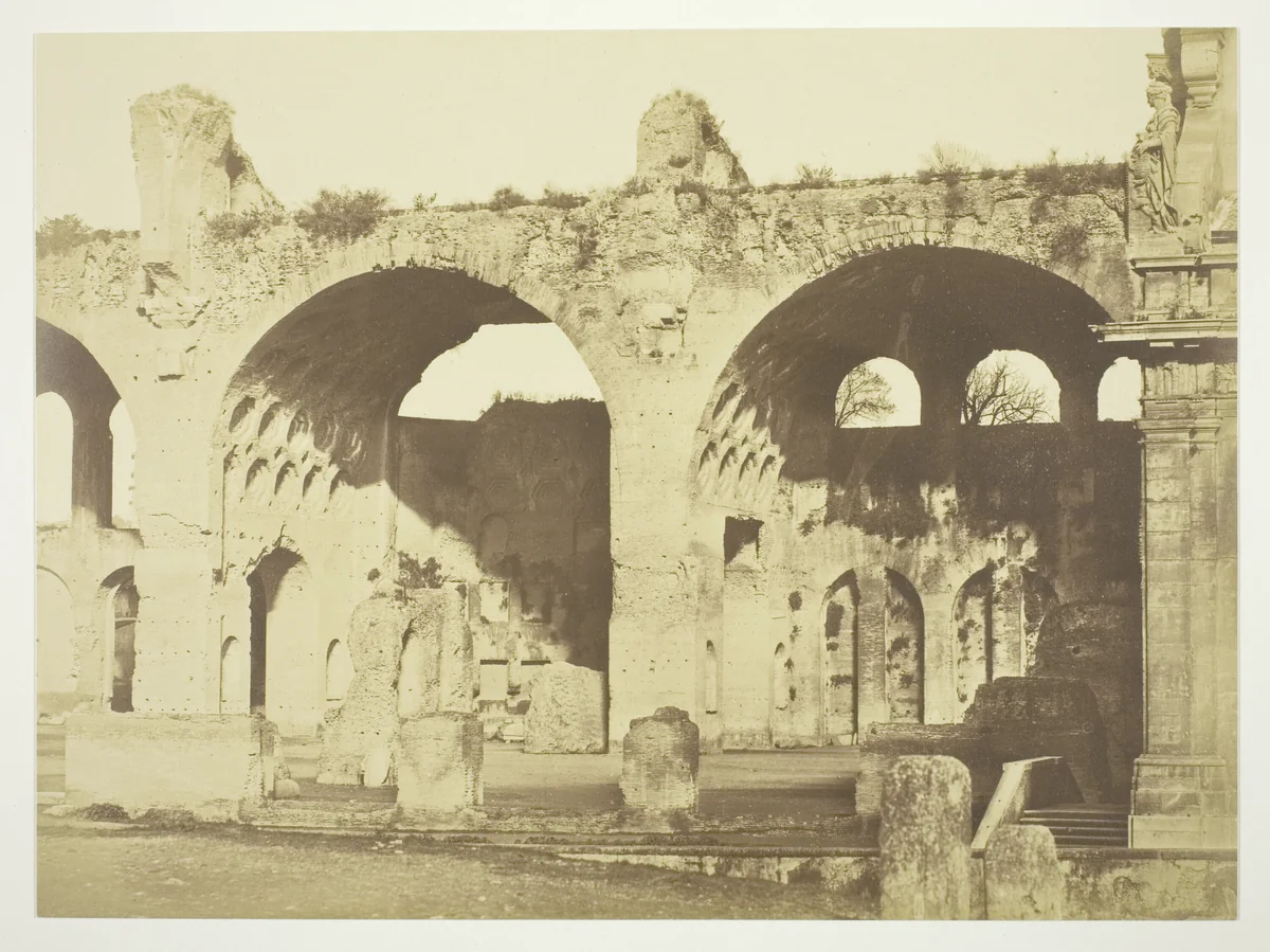 Untitled (Basilica of Maxentius) by Robert Macpherson, photograph, 1852-1862