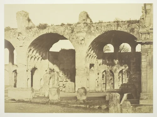 Untitled (Basilica of Maxentius) by Robert Macpherson, photograph, 1852-1862