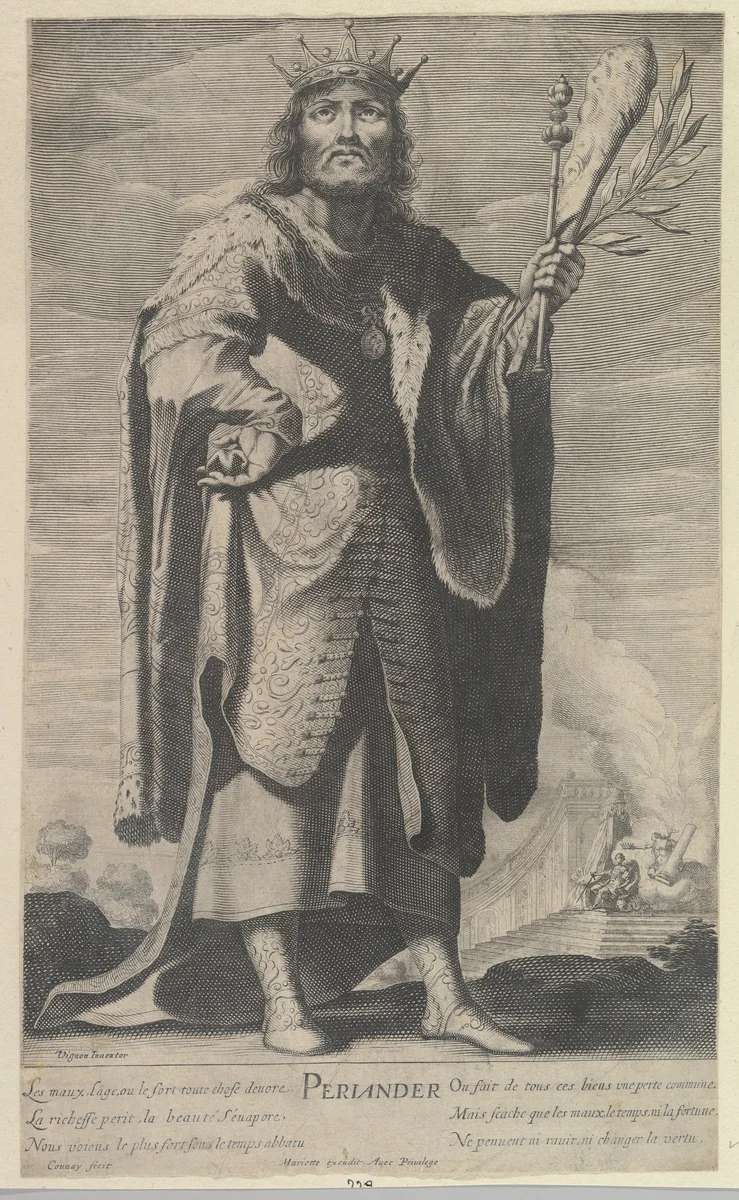 Périandre by Jean Couvay, print, 1634-1645