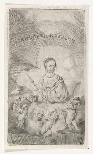 Schone Roselin by Samuel van Hoogstraten, print, 1648-1650