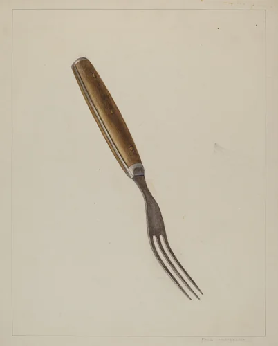 Steel Fork by Fred Hassebrock, index of american design, 1938