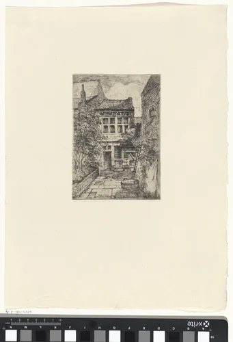 Brugstraat te Maastricht by Alexander Schaepkens, print, 1830-1899