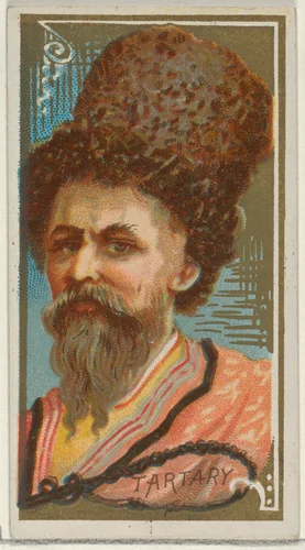 Tartary, from the Types of All Nations series (N24) for Allen & Ginter Cigarettes by Allen & Ginter, print, 1889