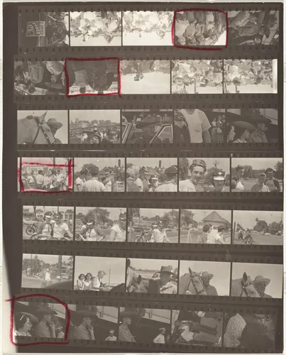 Guggenheim 77/Americans 5--Detroit by Robert Frank, photograph, 1955