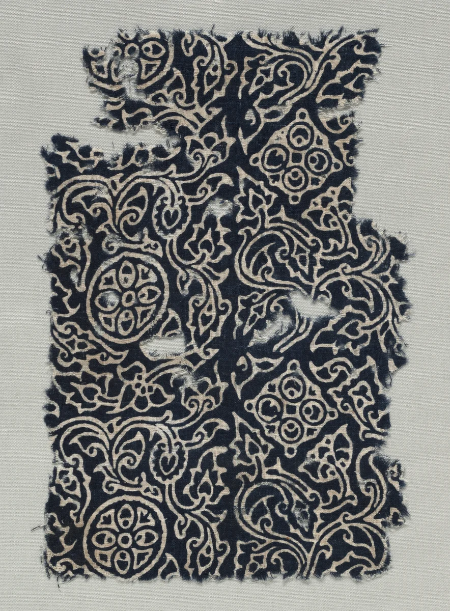Fragment by Unknown, textile, 1400-1499