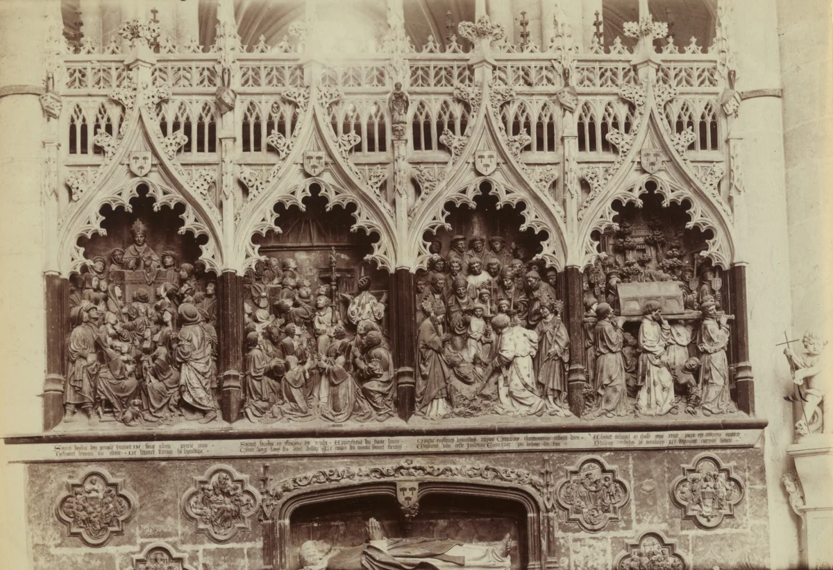Amiens, Clôture du Choeur by Eugène Atget, photograph, 1900