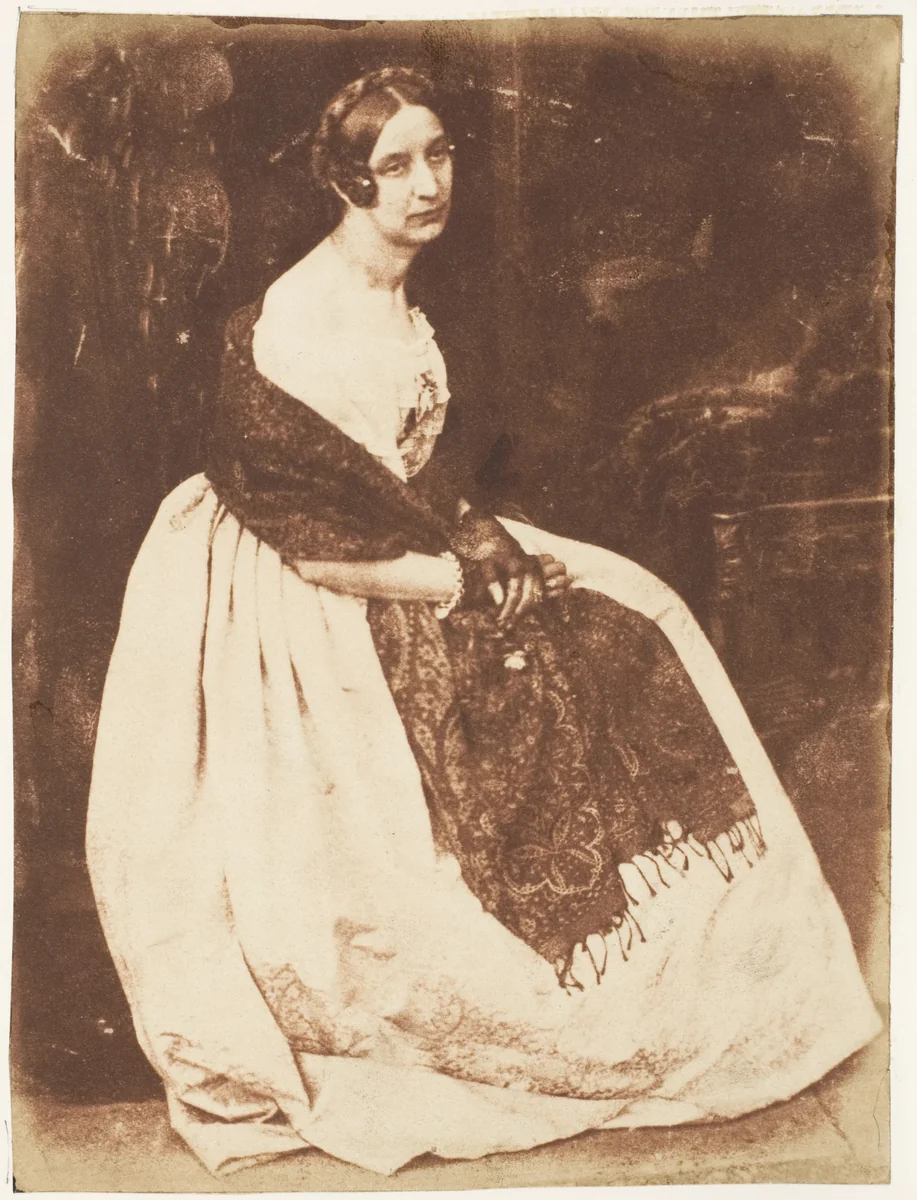 Lady Elizabeth Eastlake by Hill and Adamson, photograph, 1843-1847