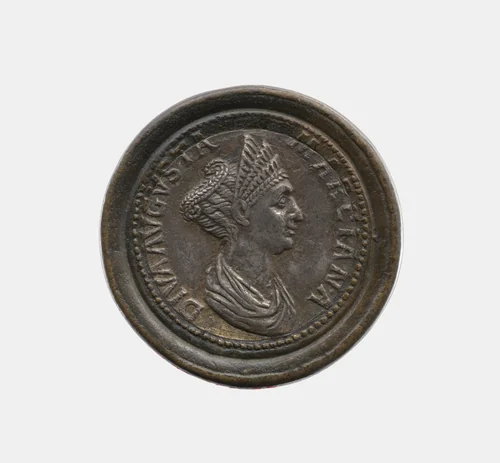 Marciana, d. A.D. 114, sister of Emperor Trajan by Giovanni del Cavino, metalwork, 1500-1570