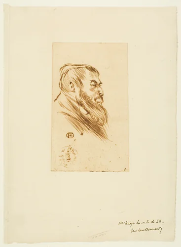 Tristan Bernard by Henri de Toulouse-Lautrec, print, 1898