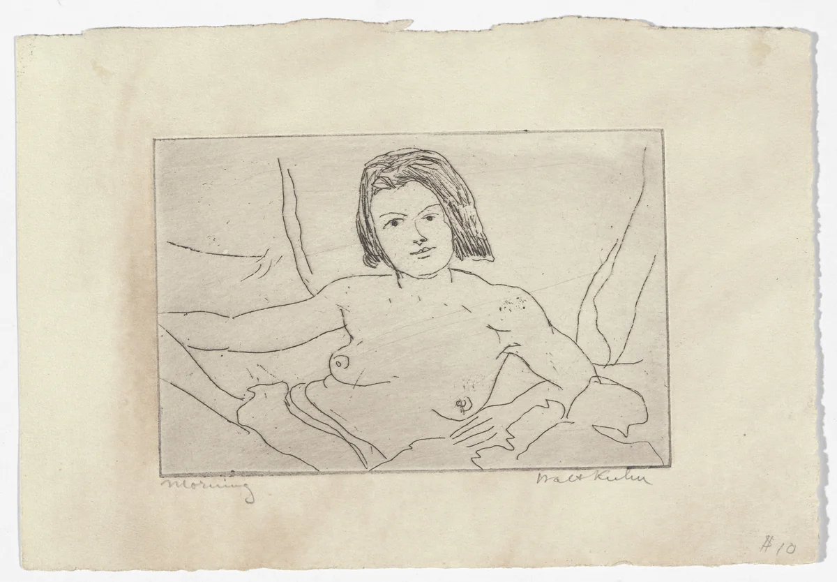 Morning by Walt Kuhn, print, 1927