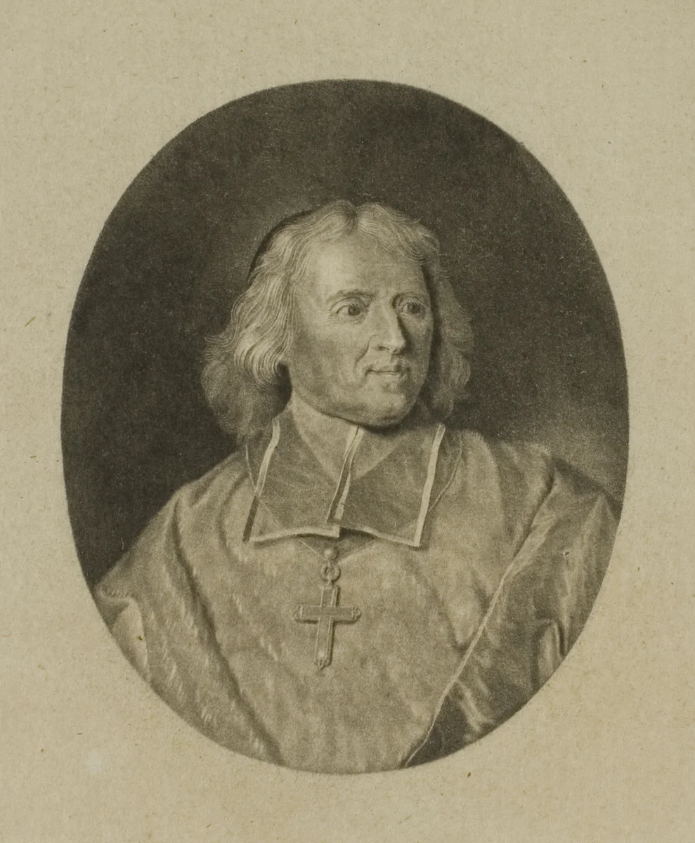 J-B. Bossuet: Bust Portrait by Jean-Baptiste de Grateloup, print, 1755-1817