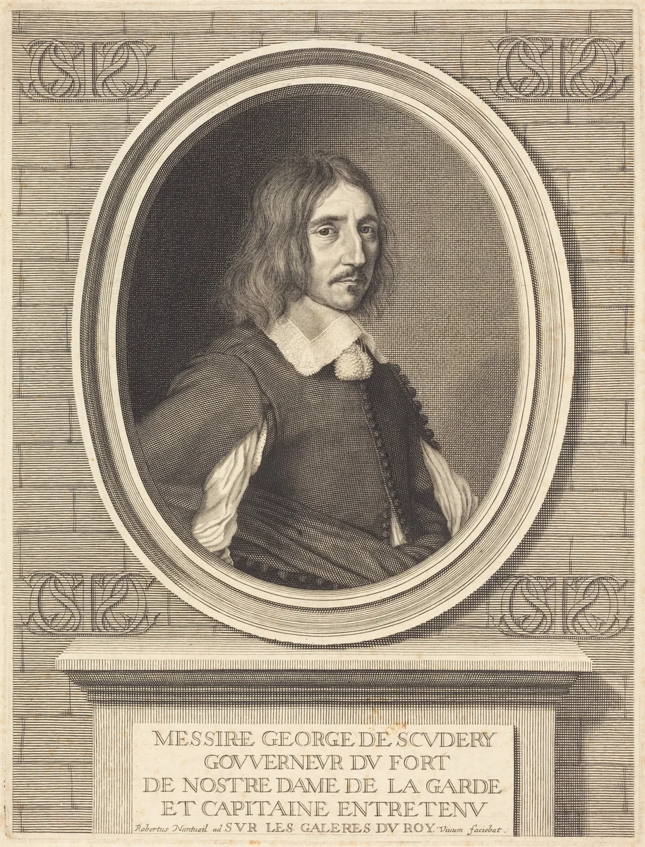 Georges de Scudery by Robert Nanteuil, print, 1654