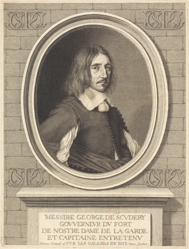 Georges de Scudery by Robert Nanteuil, print, 1654