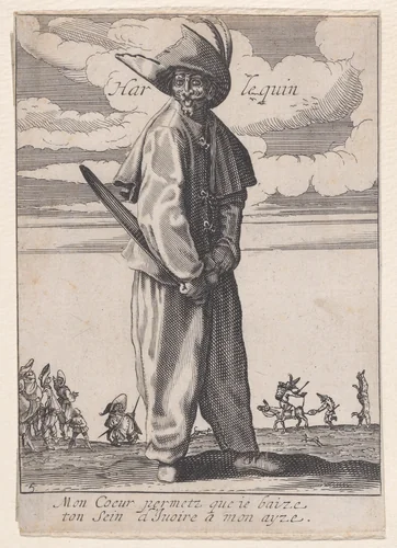 Le Zani ou Scapin, from "Les Trois Pantalons pièces appélees Les Trois Acteurs" (The Three Pants also called the Three Actors) by anonymous, print, 1620-1700