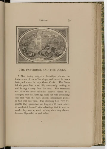 Headpiece (page 65) from The Fables of Aesop by Thomas Bewick, illustrated book, 1818
