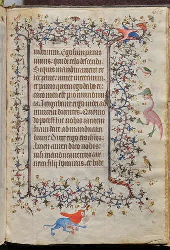 Hours of Charles the Noble, King of Navarre (1361-1425), fol. 323r, Text by Master of the Brussels Initials and Associates, book, 1400-1410