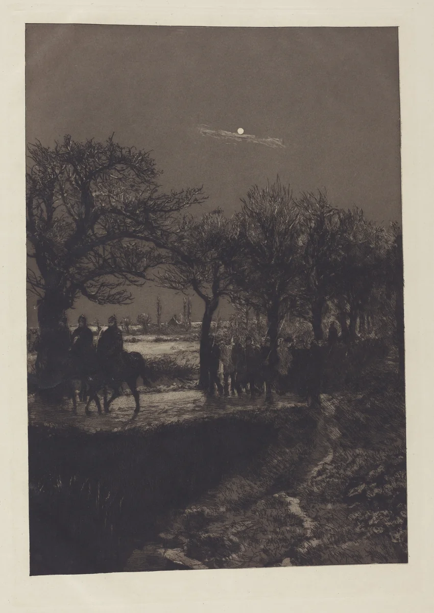 Märztage III (March Days III) by Max Klinger, portfolio, 1883