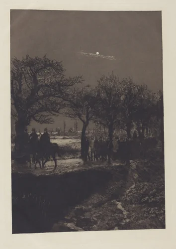 Märztage III (March Days III) by Max Klinger, portfolio, 1883
