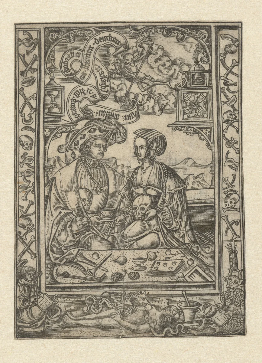 Vanitas by Unknown, print, 1550-1570