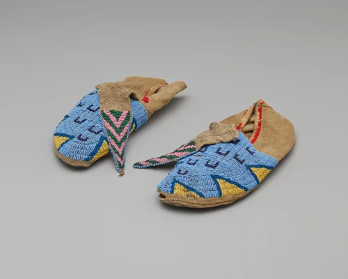 Man's Moccasins by Artist Unknown, other, 1885-1890