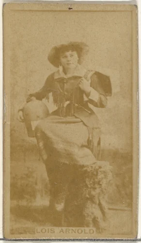 Lois Arnold, from the Actors and Actresses series (N145-8) issued by Duke Sons & Co. to promote Duke Cigarettes by W. Duke, Sons & Co., photograph, 1890-1895