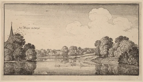 Albury by Wenceslaus Hollar, print, 1645