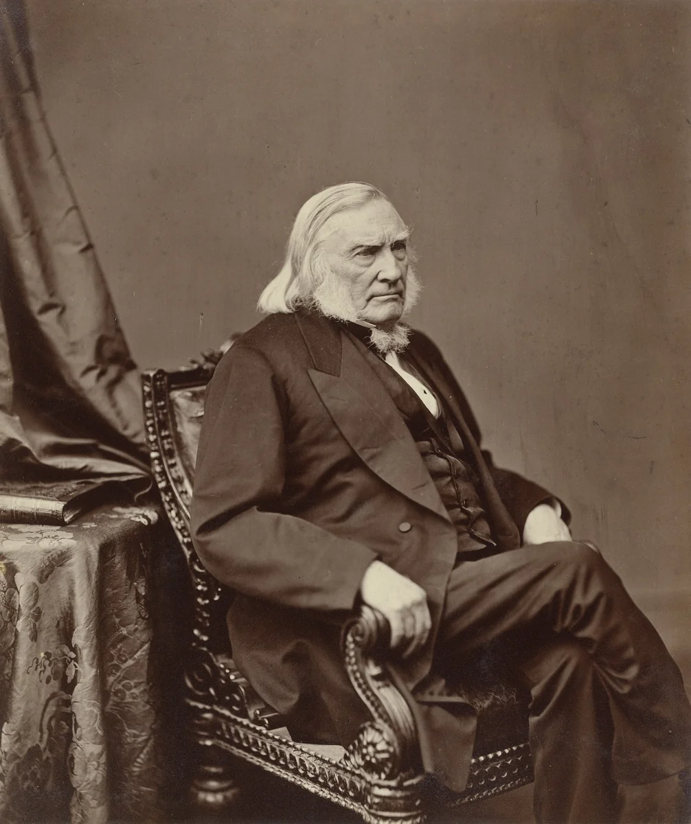 Samuel Nelson by Mathew Brady, photograph, 1865