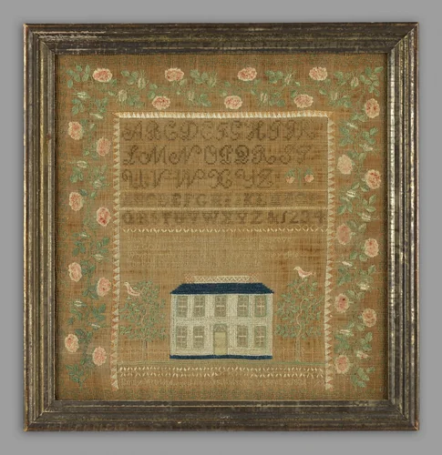 Sampler by Emily Ann Kittredge, artwork, 1826