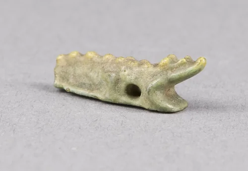 Amulet of a Crocodile by Egyptian, metalwork, -664--525