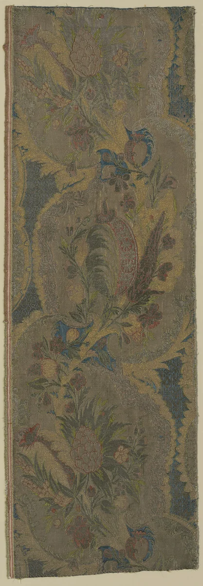 Fragment by France, textile, 1702-1725