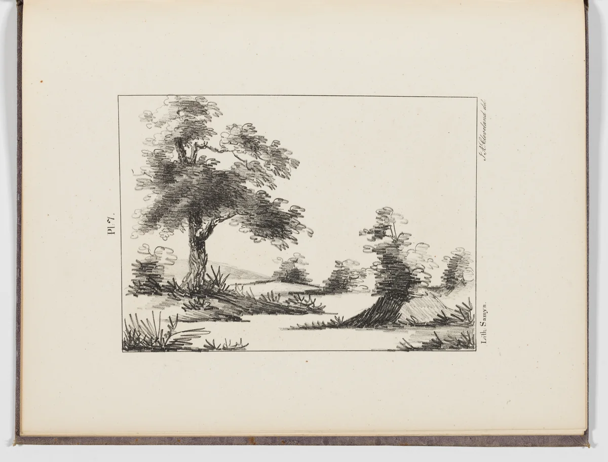 Elements of Landscape Drawing by James Arthur Cleveland, book, 1839