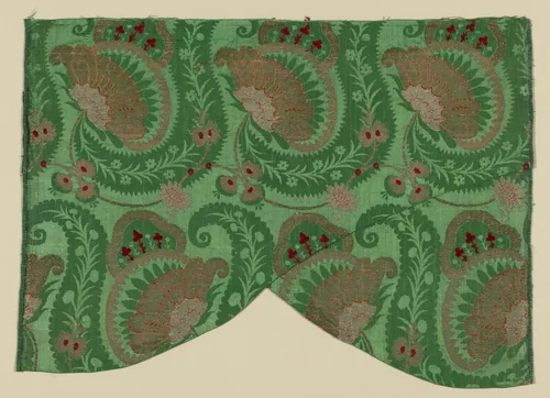 Fragment by Italy, textile, 1701-1725