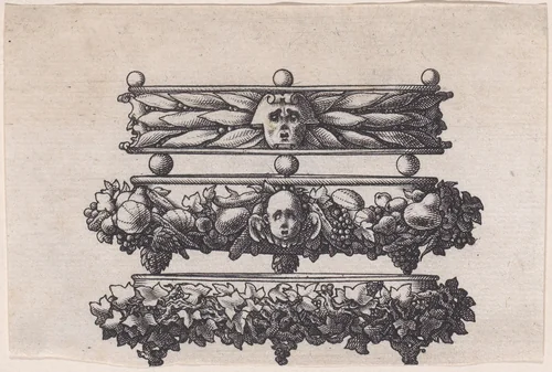 Three Salvers by René Boyvin, print, 1525-1600