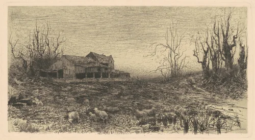 November by Stephen Parrish, print, 1880