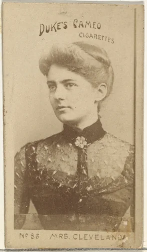 Card Number 86, Mrs. Cleveland, from the Actors and Actresses series (N145-4) issued by Duke Sons & Co. to promote Cameo Cigarettes by W. Duke, Sons & Co., photograph, 1880-1889