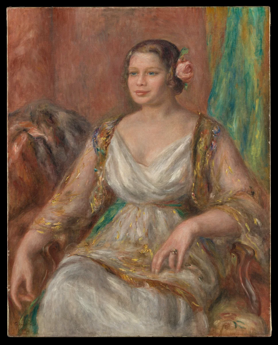 Tilla Durieux (Ottilie Godeffroy, 1880–1971) by Auguste Renoir, painting, 1914