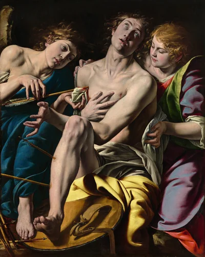 Saint Sebastian by Tanzio da Varallo, painting, 1620-1630