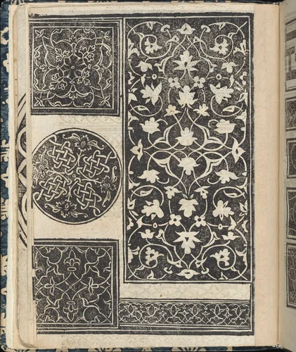 Essempio di recammi, page 21 (verso) by Giovanni Antonio Tagliente, book, 1530