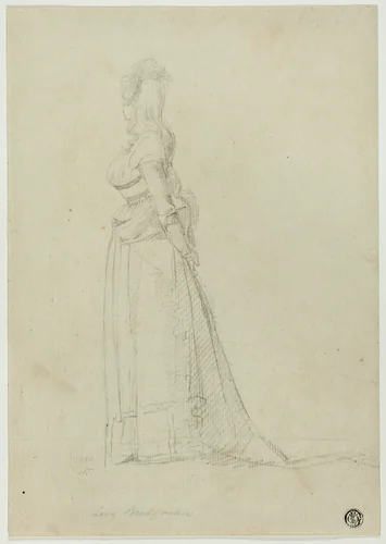 Lady Bridgeman by John Brown, drawing, 1780-1799