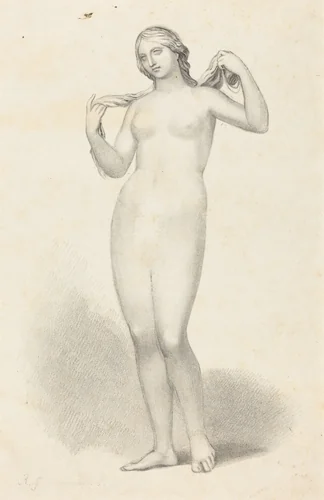 Venus Aphrodite, by Alcamanes by Richard James Lane; John Flaxman, print, 1829