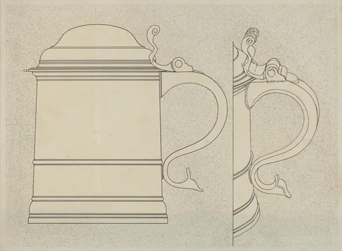 Pewter Tankard by Harry Goodman, index of american design, 1937