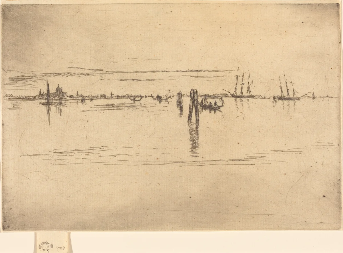 Long Lagoon by James McNeill Whistler, print, 1880