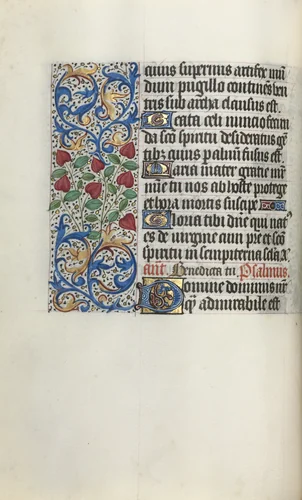 Book of Hours (Use of Rouen): fol. 30v by Master of the Geneva Latini, book, 1465-1475