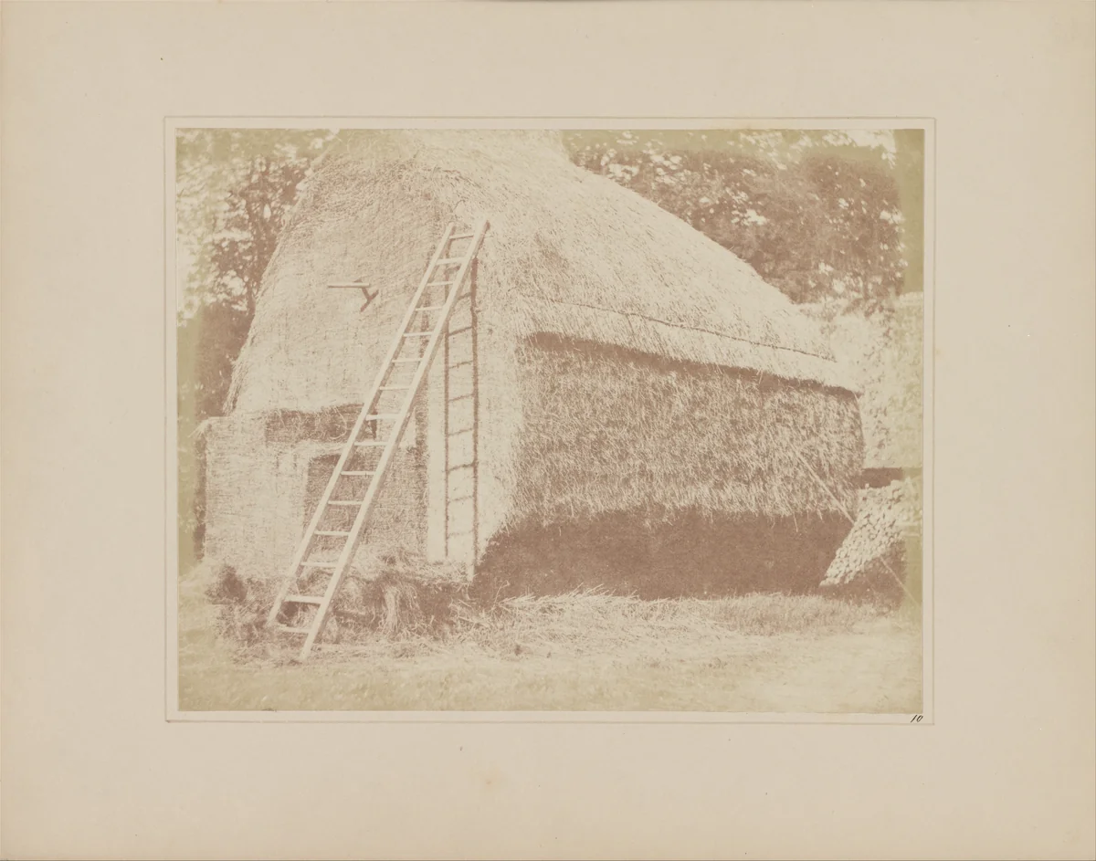The Haystack by William Henry Fox Talbot, photograph, 1841-1845