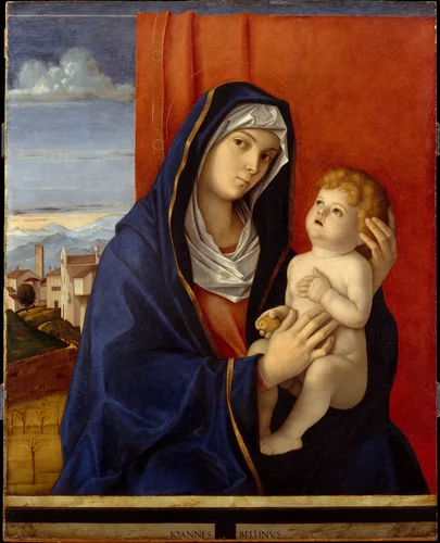 Madonna and Child by Giovanni Bellini, painting, 1487-1489